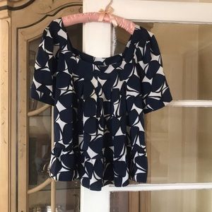 Diane Von Furstenberg silk top size 8